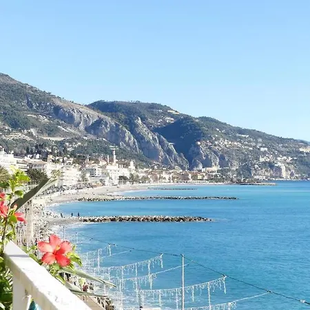 Le Bellevue 4 Couchages Face Mer Menton